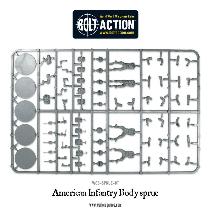 Bolt Action: USA - US Infantry Sprue