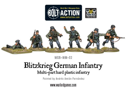 Bolt Action: German - Blitzkrieg German Infantry Platoon plastic boxed set