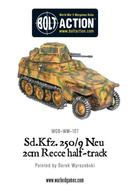 Bolt Action: German - Sd.Kfz 250/9 Neu 2cm Recce half track