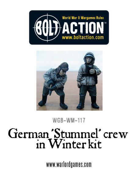 Bolt Action: German - German 'Stummel' crew in Winter kit