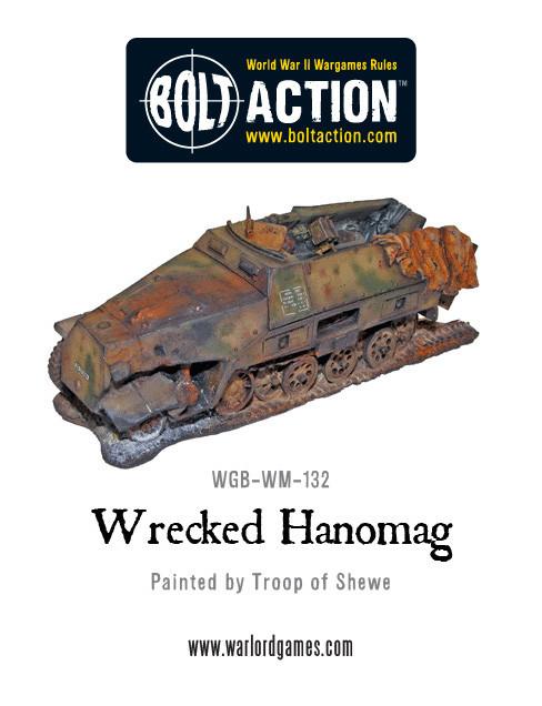 Bolt Action: German - Wrecked Hanomag