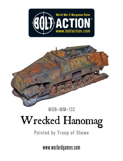 Bolt Action: German - Wrecked Hanomag