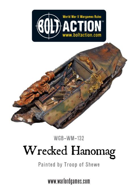 Bolt Action: German - Wrecked Hanomag