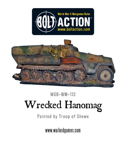 Bolt Action: German - Wrecked Hanomag