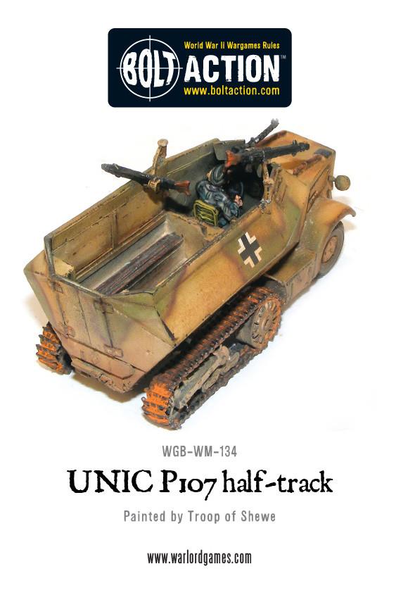 Bolt Action: German - German UNIC P107 Half-track