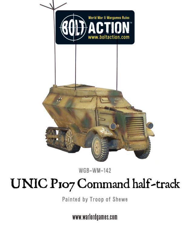 Bolt Action: German - Unic P107 Command Halftrack