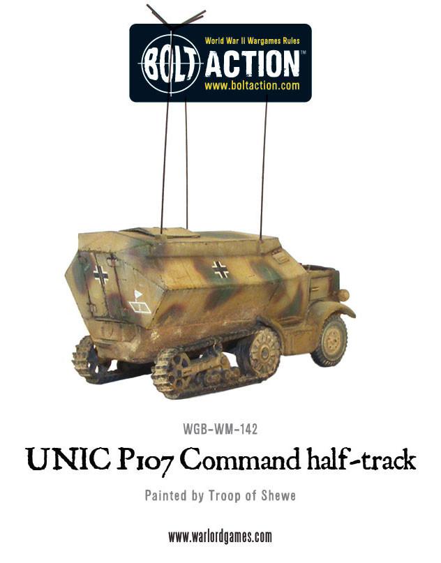 Bolt Action: German - Unic P107 Command Halftrack