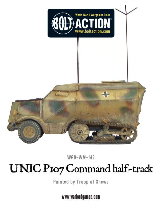 Bolt Action: German - Unic P107 Command Halftrack