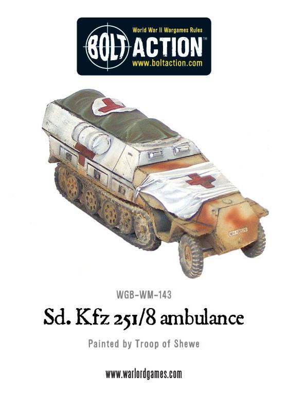 Bolt Action: German - Sd.Kfz 251/8 Ambulance