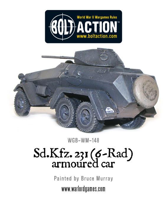 Bolt Action: German - Sd.Kfz 231 6-rad armoured car