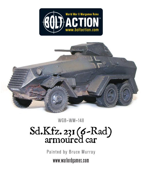Bolt Action: German - Sd.Kfz 231 6-rad armoured car