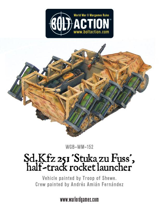 Bolt Action: German - Sd.Kfz 251 'Stuka zu Fuss', halftrack rocket launcher