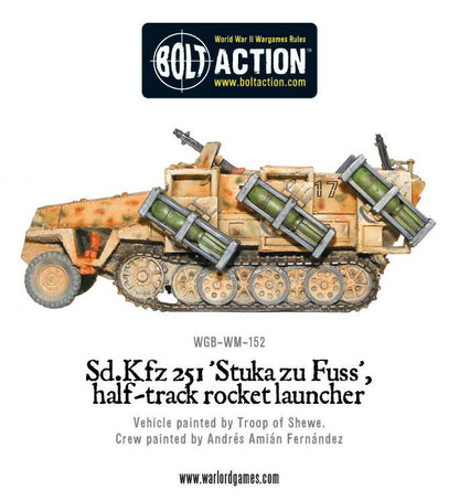 Bolt Action: German - Sd.Kfz 251 'Stuka zu Fuss', halftrack rocket launcher