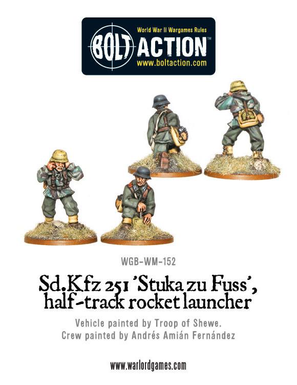 Bolt Action: German - Sd.Kfz 251 'Stuka zu Fuss', halftrack rocket launcher