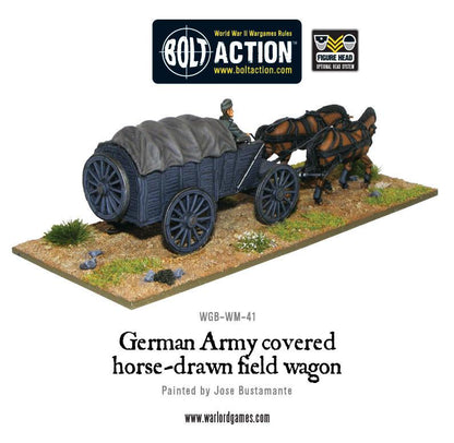 Bolt Action: German - German Army Hf2 horsedrawn covered field wagon