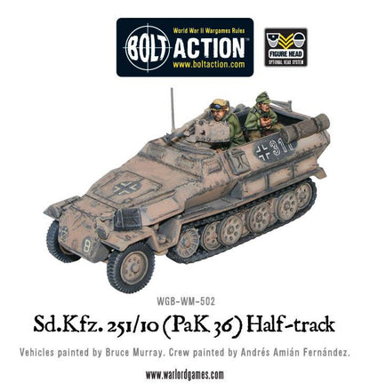 Bolt Action: German - Sd.Kfz 251/10 half-track (3.7cm PaK) plastic boxed set