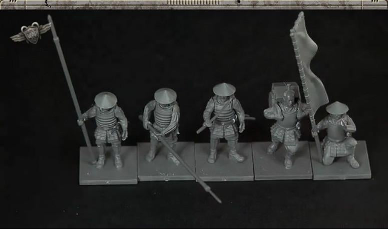 Pike & Shotte: Feudal Japan 1467-1603 - Ashigaru Yari Troops Sprue