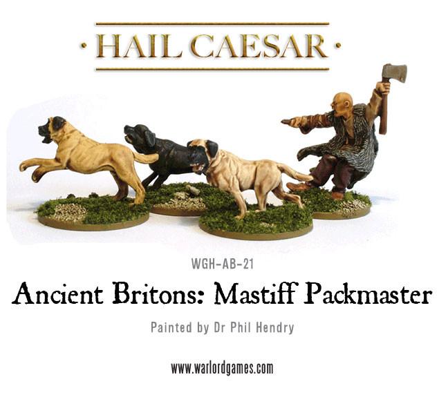 Hail Caesar: Enemies of Rome - Ancient Britons: Mastiff Packmaster