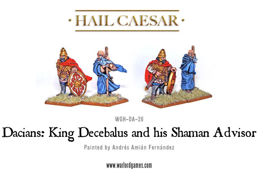 Hail Caesar: Enemies of Rome - Dacians: King Decebalus and his Shaman Advisor