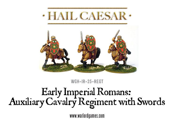 Hail Caesar: Romans - Early Imperial Romans: Auxiliary Cavalry Regiment with Swords
