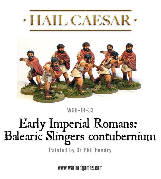 Hail Caesar: Romans - Early Imperial Romans: Balearic Slingers contubernium