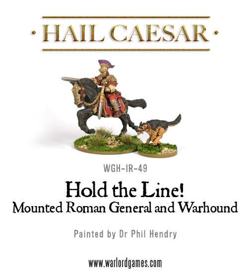 Hail Caesar: Romans - Early Imperial Romans: Mounted Roman General and Warhound
