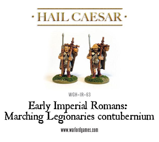 Hail Caesar: Romans - Early Imperial Romans: Marching Legionaries Contubernium pack