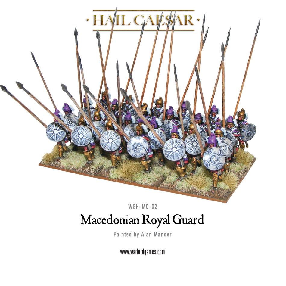 Hail Caesar: Aegean States - Macedonians: Royal Guard plastic boxed set