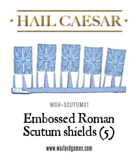 Hail Caesar: Romans - Embossed Roman Scutum shields (5)