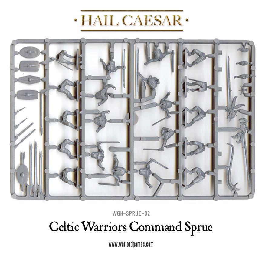 Hail Caesar: Enemies of Rome - Celtic Warriors Command sprue