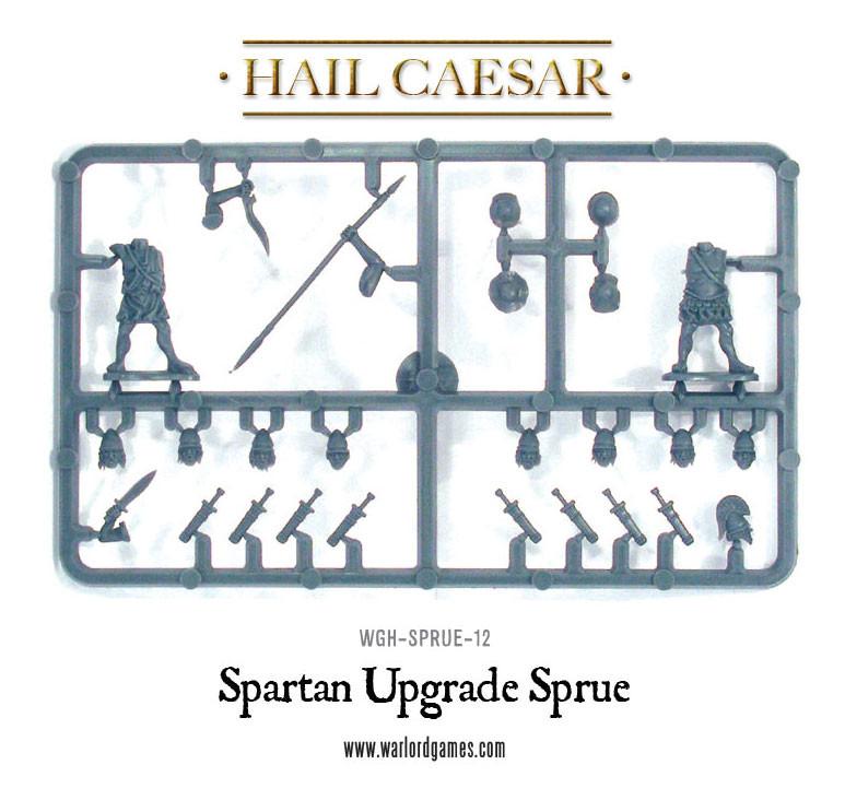 Hail Caesar: Aegean States - Spartan Upgrade Sprue