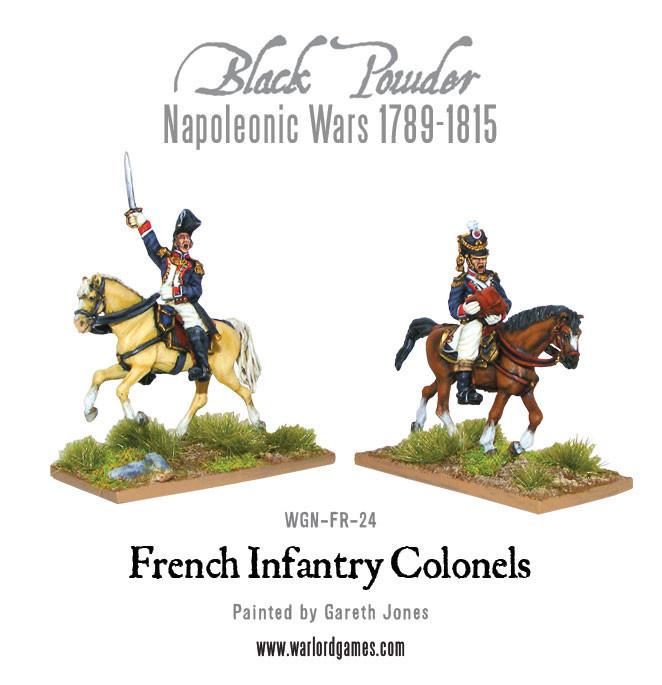 Black Powder: French - Mounted Napoleonic French Infantry Colonels