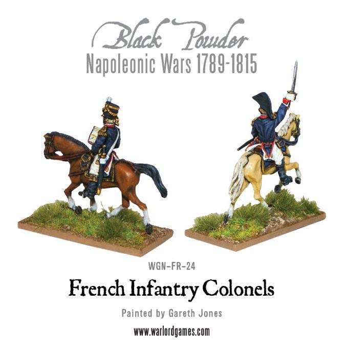 Black Powder: French - Mounted Napoleonic French Infantry Colonels