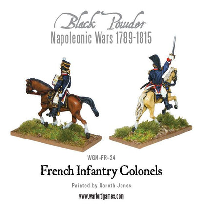 Black Powder: French - Mounted Napoleonic French Infantry Colonels