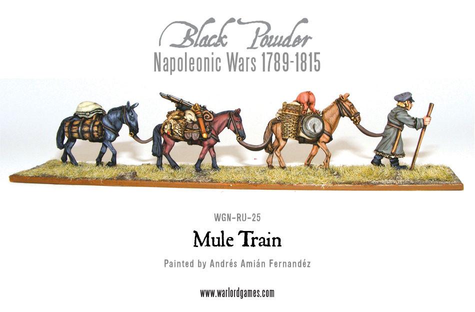 Black Powder: British - Napoleonic Wars: Mule Train 1789-1815