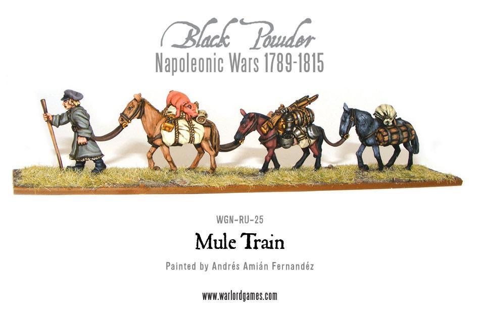 Black Powder: British - Napoleonic Wars: Mule Train 1789-1815