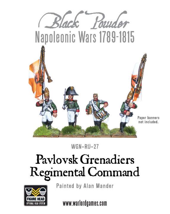 Black Powder: Pavlovsk Grenadiers command