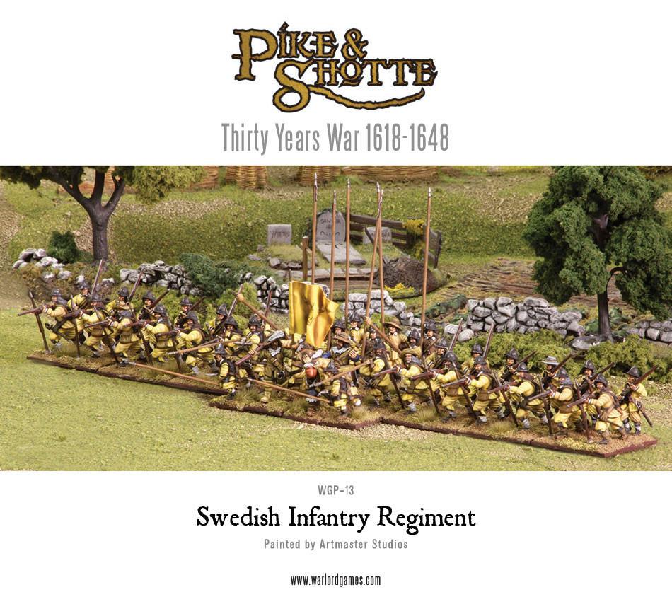 Pike & Shotte: The English Civil Wars & Thirty Years War - Swedish Infantry Regiment boxed set