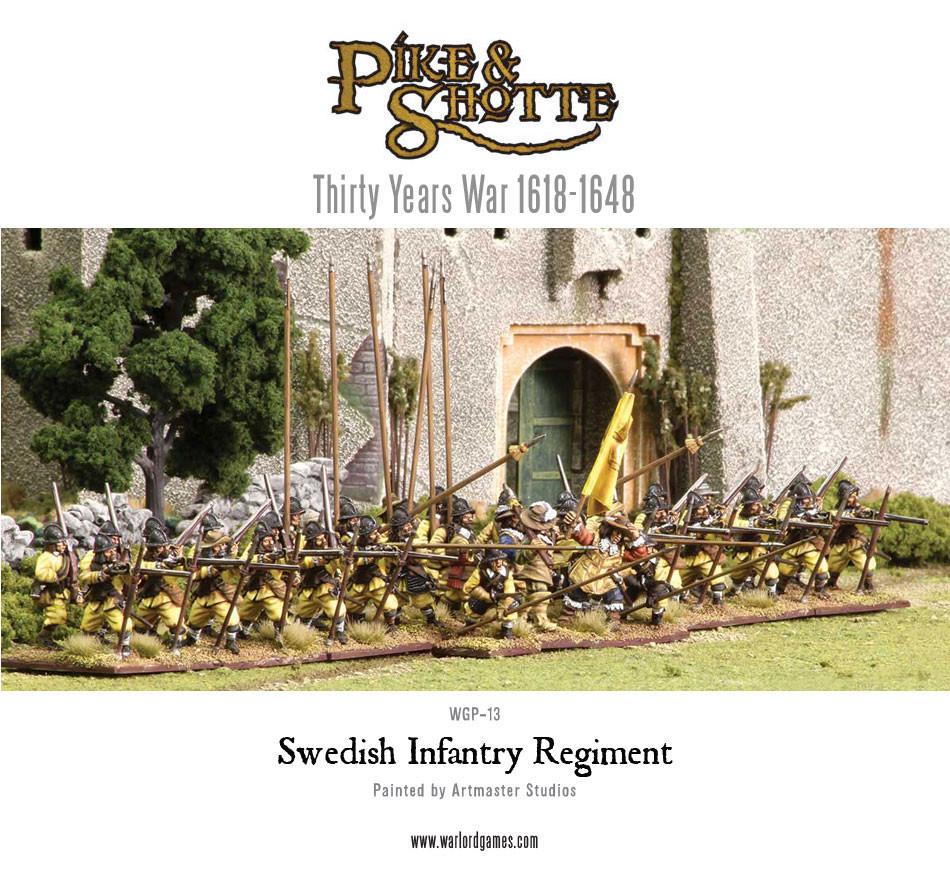 Pike & Shotte: The English Civil Wars & Thirty Years War - Swedish Infantry Regiment boxed set