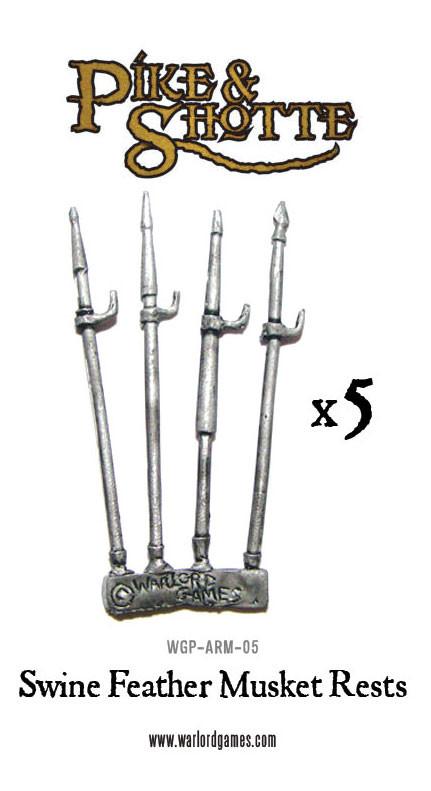 Pike & Shotte: The English Civil Wars & Thirty Years War - 20 Swine Feather Musket Rests