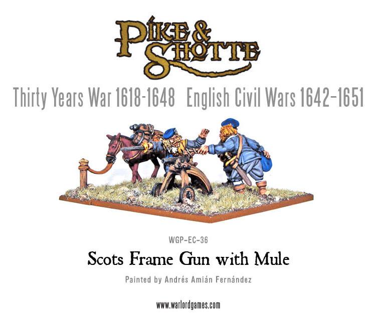 Pike & Shotte: The English Civil Wars & Thirty Years War - Scots Frame Gun with Mule