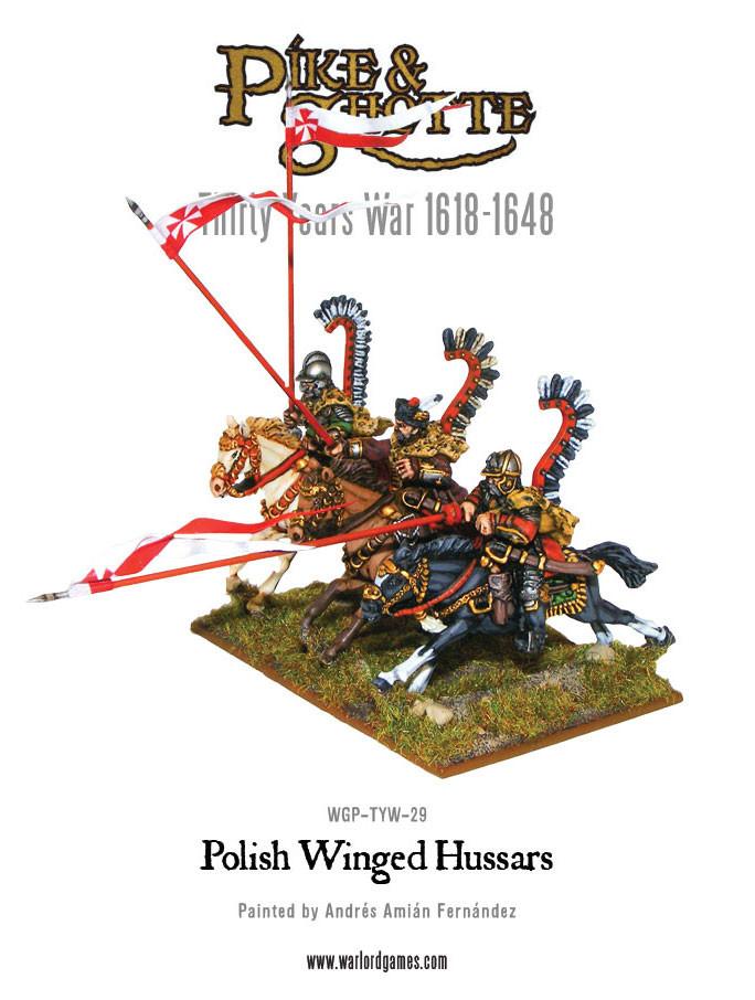 Pike & Shotte: The English Civil Wars & Thirty Years War - Polish Winged Hussars pack