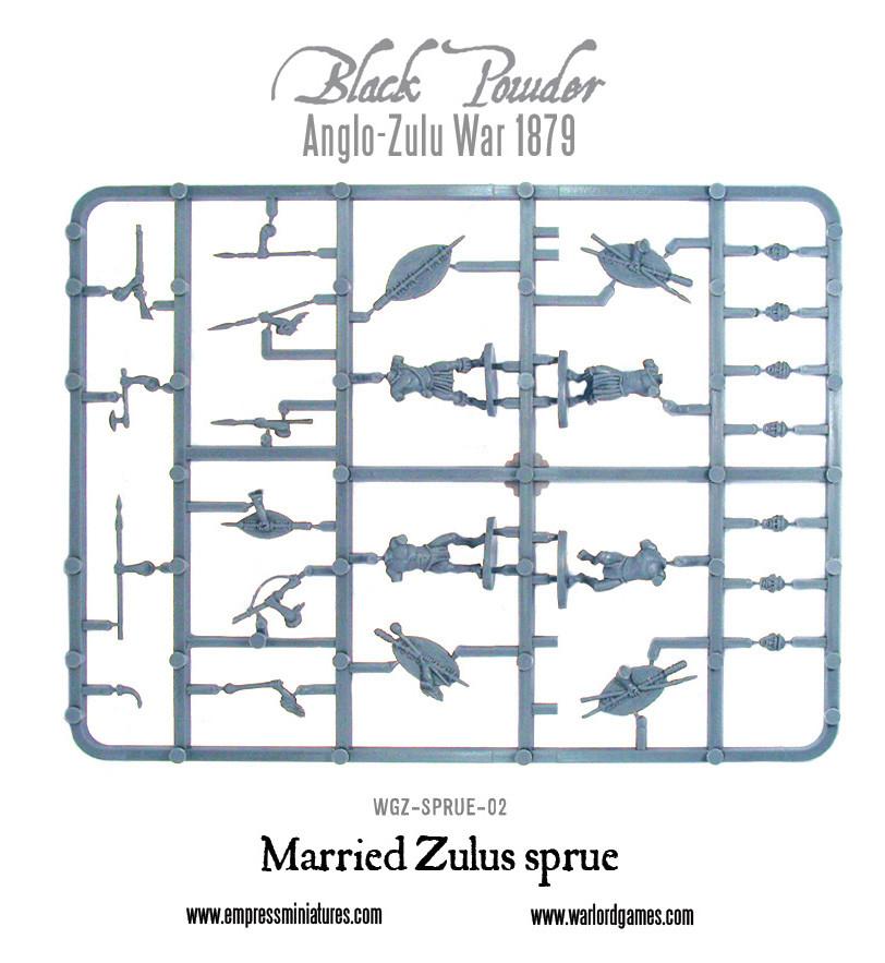 Black Powder: Married Zulus Sprue