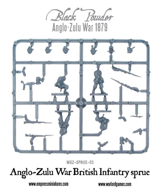 Black Powder: Anglo-Zulu War British Infantry sprue