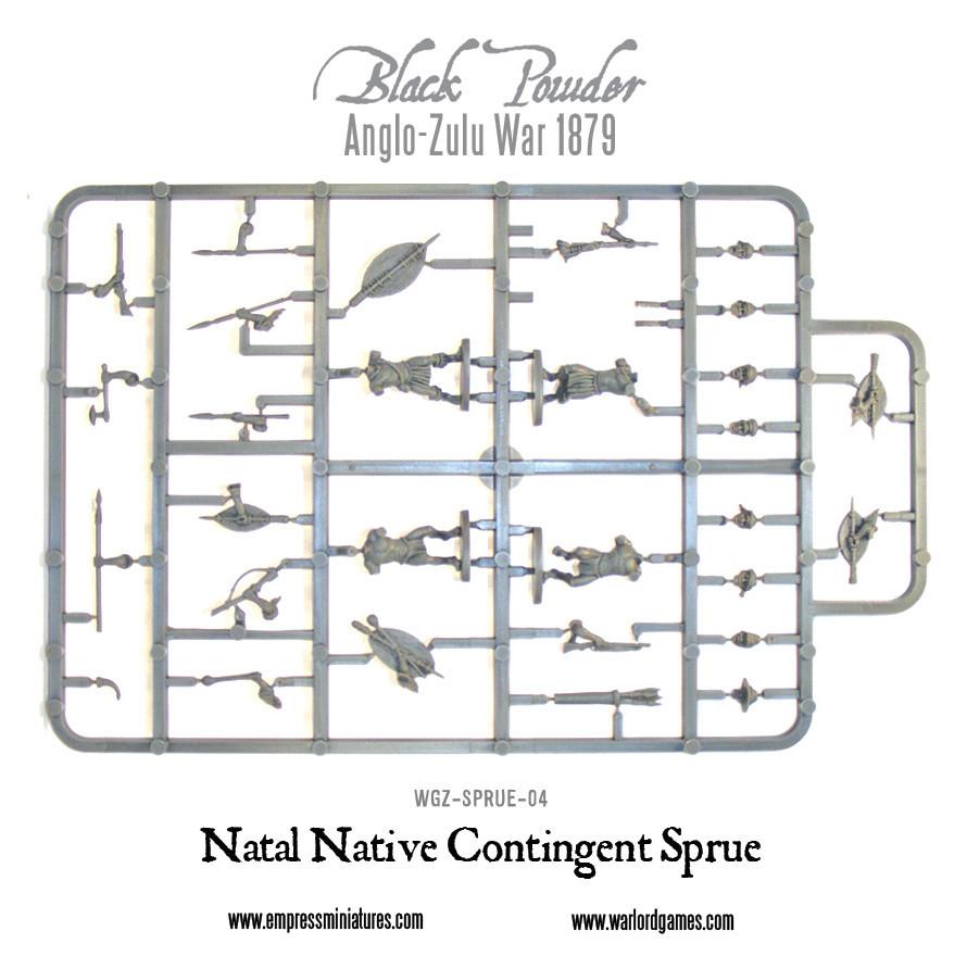 Black Powder: Natal Native Contingent Sprue