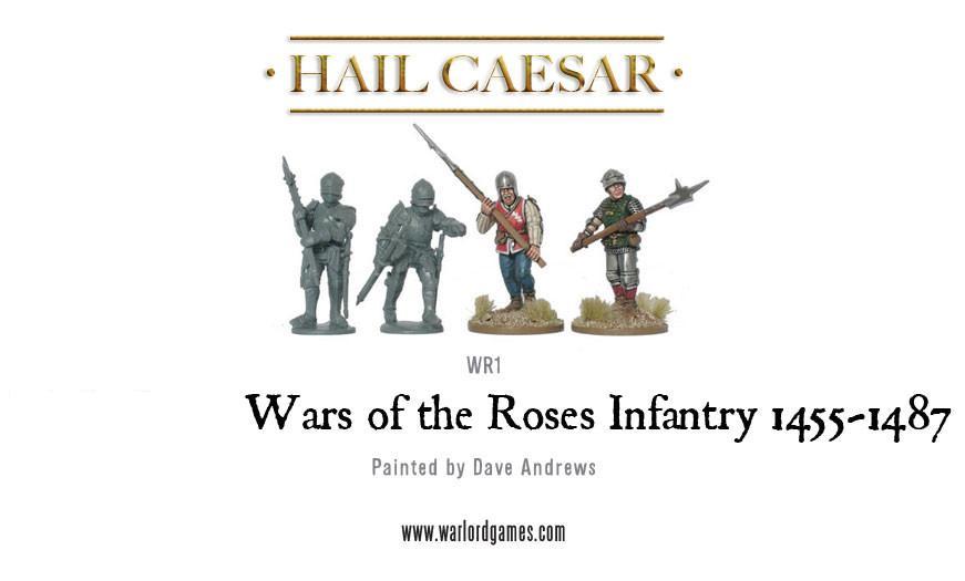 Hail Caesar: War of the Roses (1455-1485) - Wars of the Roses: Infantry (1455-1487) plastic boxed set