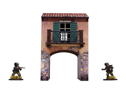 Bolt Action: Italian - WW2 Italy Gate Balcony (1) PREPAINTED [28mm/1:56]