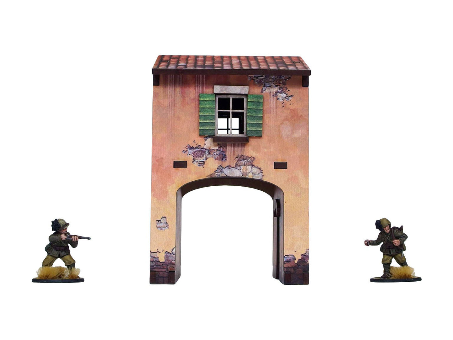 Bolt Action: Italian - WW2 Italy Gate House (1) PREPAINTED [28mm/1:56]