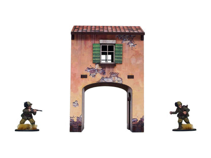 Bolt Action: Italian - WW2 Italy Gate House (1) PREPAINTED [28mm/1:56]