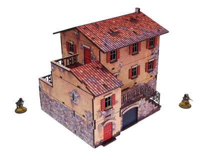 Bolt Action: Italian - WW2 Italy Large House (1) PREPAINTED [28mm/1:56]